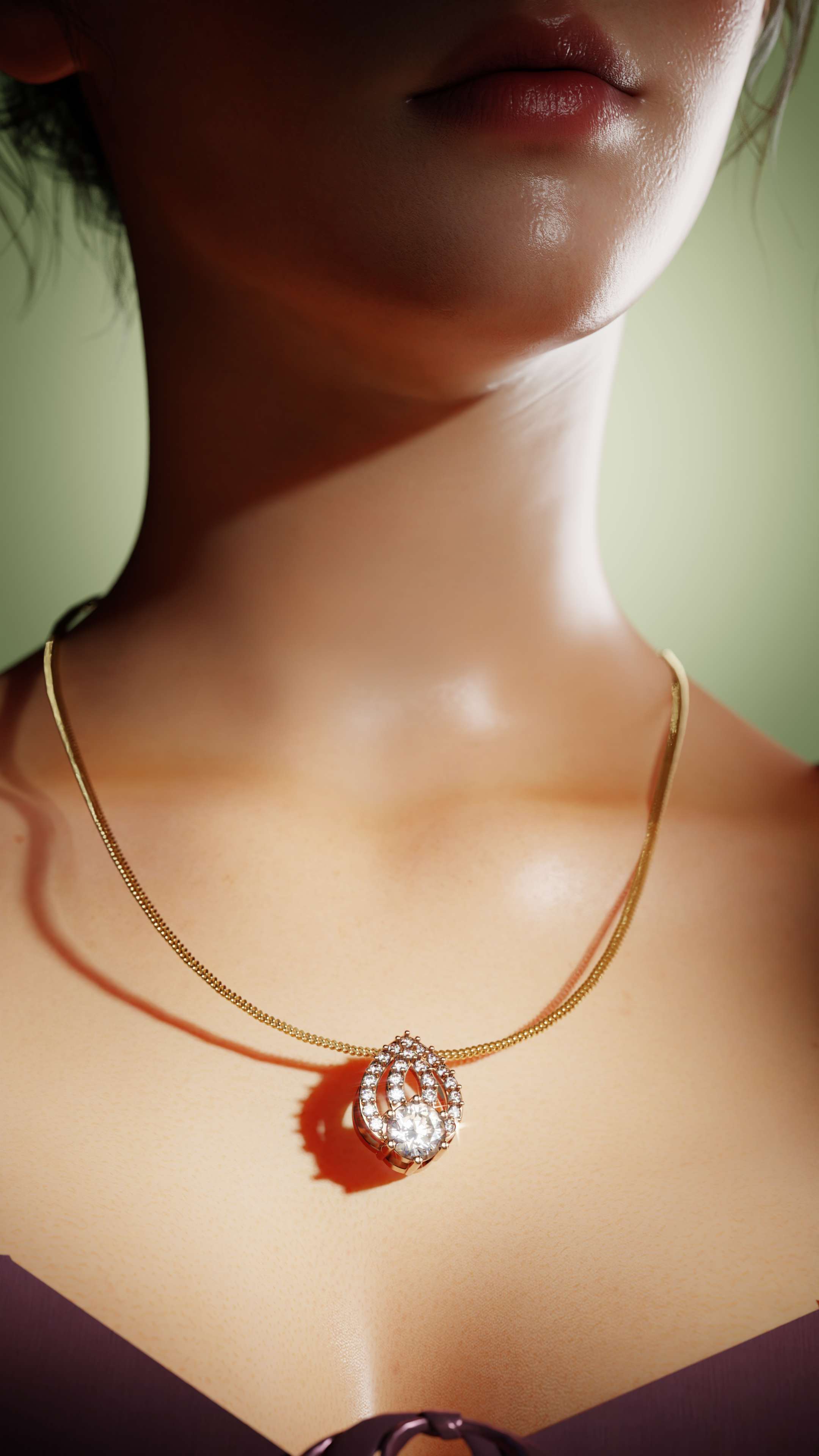Luxury Diamond Pendant