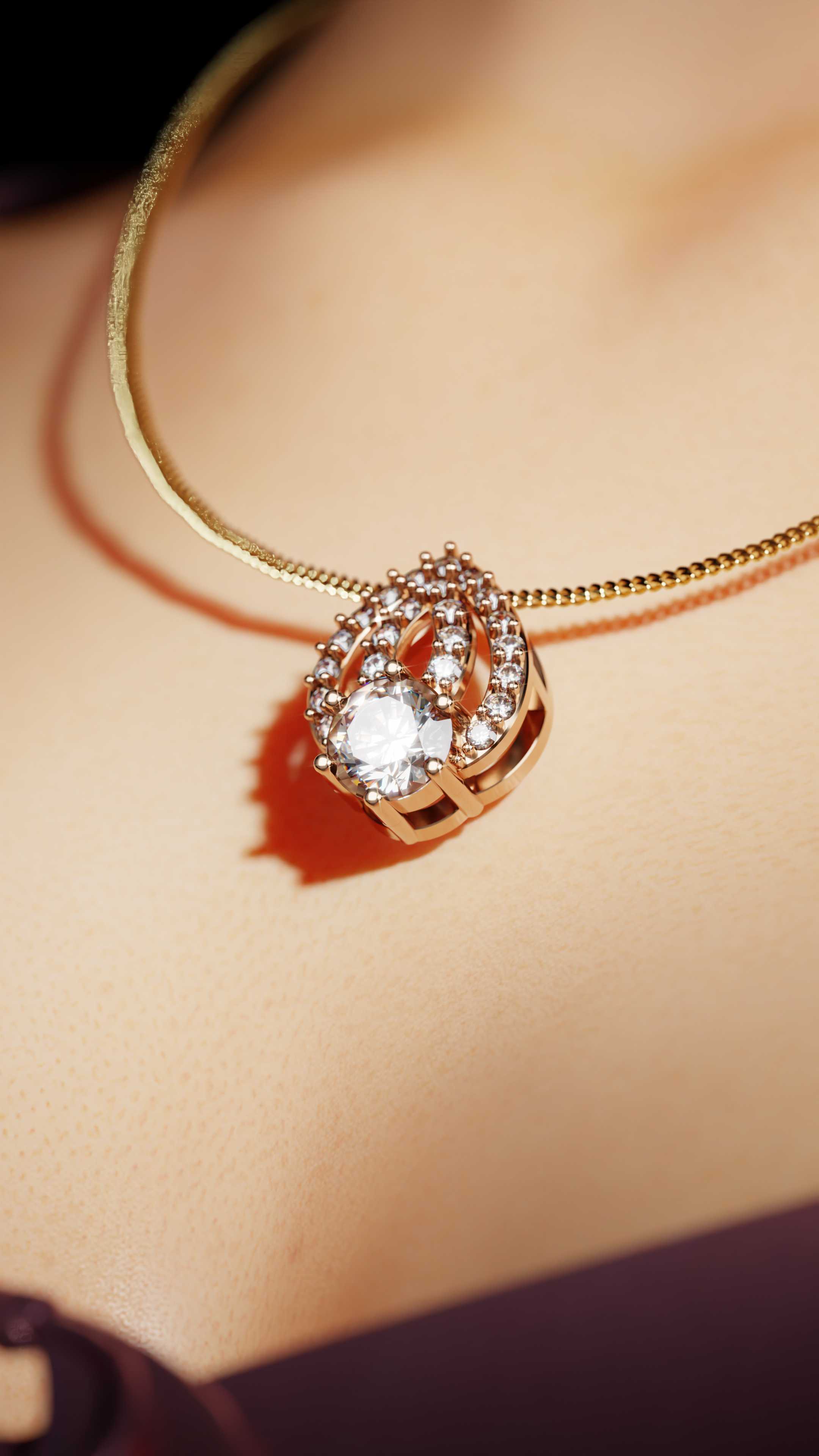Diamond Pendant Necklace