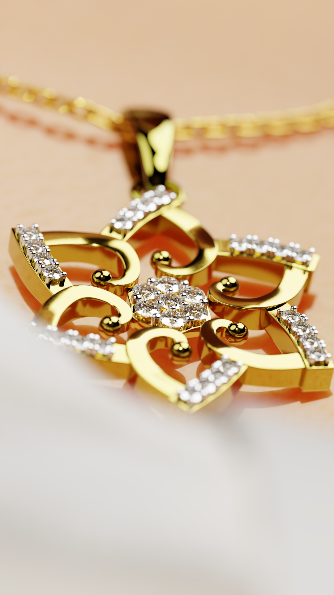 Ornate Gold Pendant